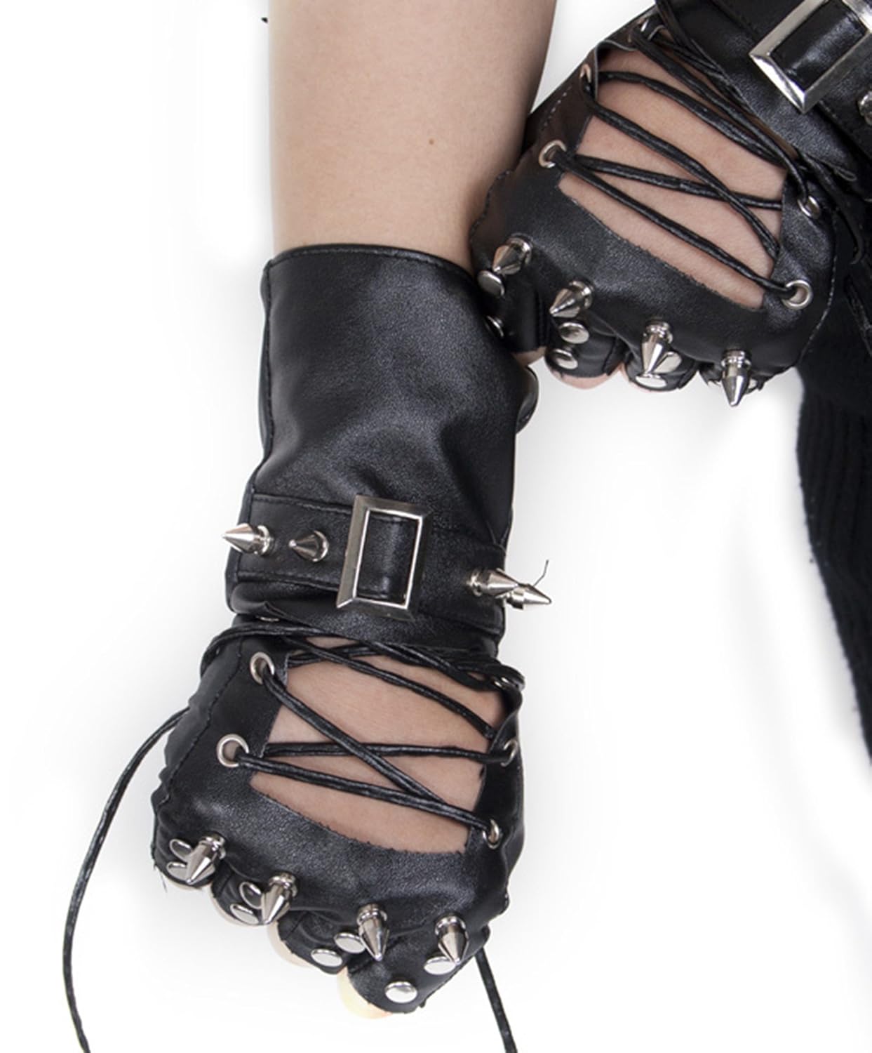 punk rave 手套 黑色 男款 m码 pr-s104bk-mm - 亚马逊日本 - 亚马逊